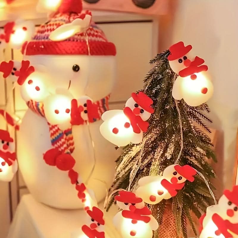 10 Luzes de Corda de Boneco de…