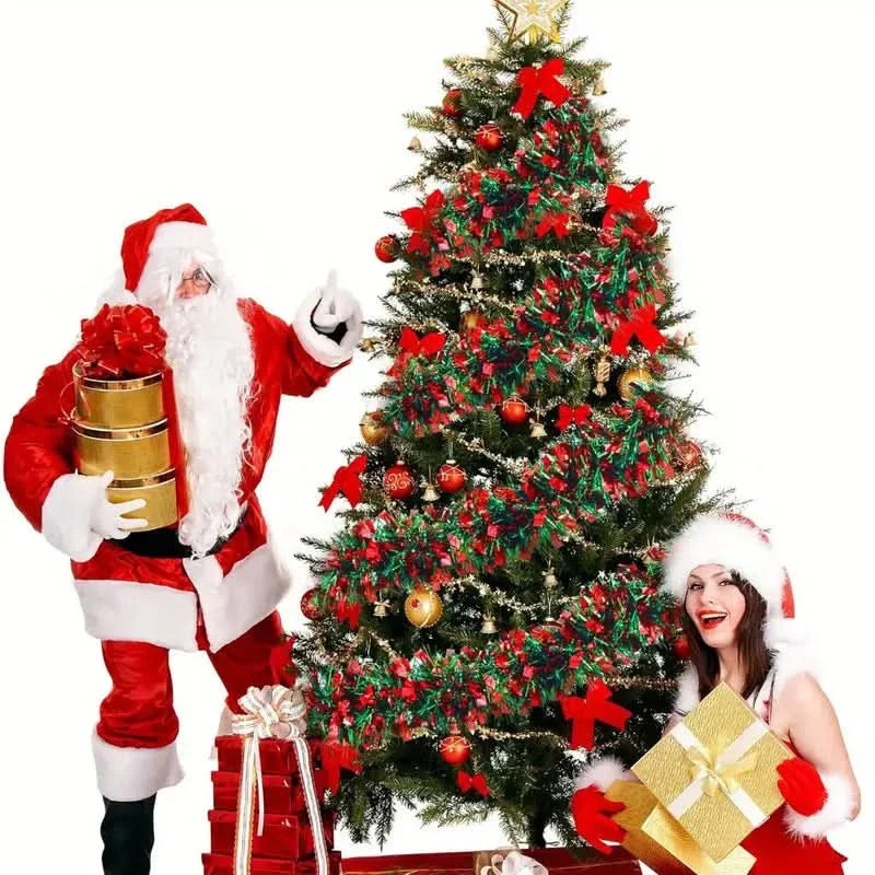 Festão Natalino Fake Verde com…