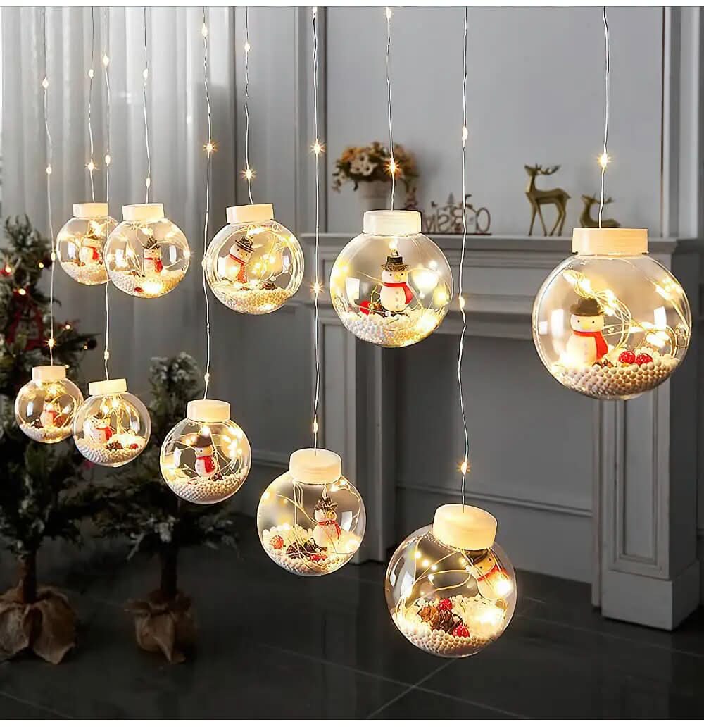 Cortina de Luzes em LED Globos…