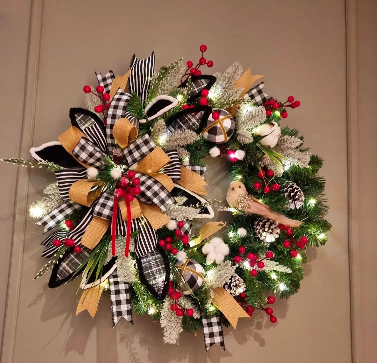 Guirlanda Decoração Natal Bird…