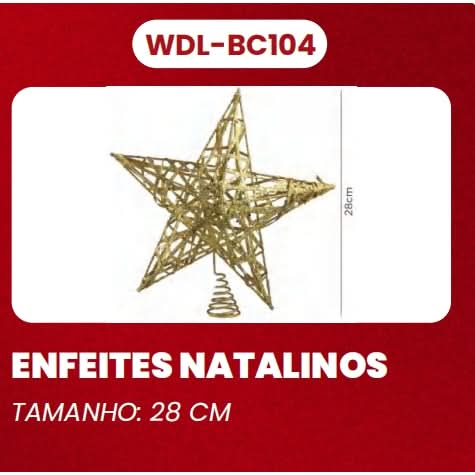 Estrela Decorações Da Árvore…