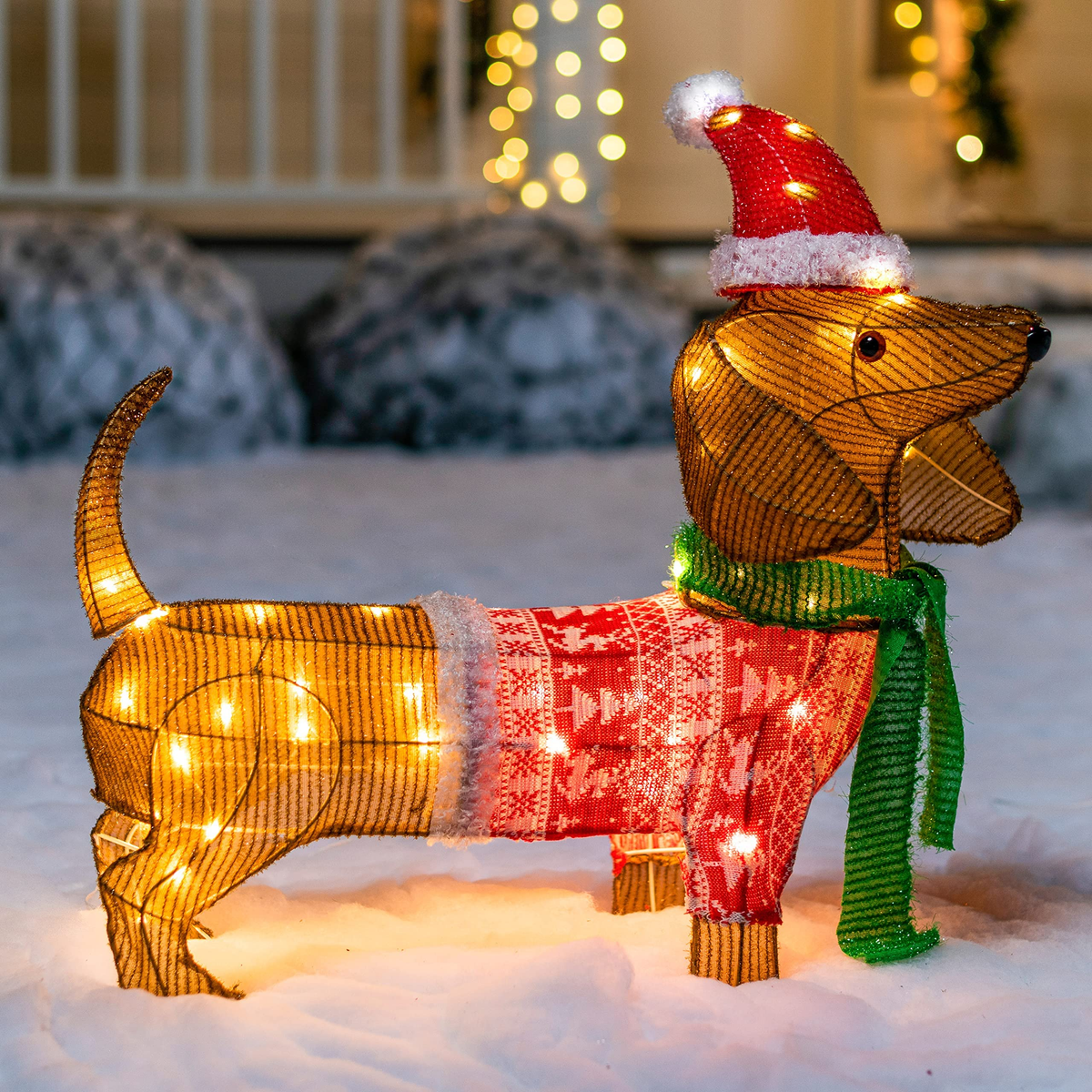 Luz de Jardim LED Cachorro…