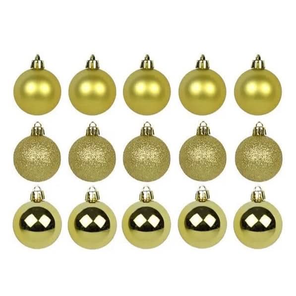 Kit 30 Bolas De Natal Mista…