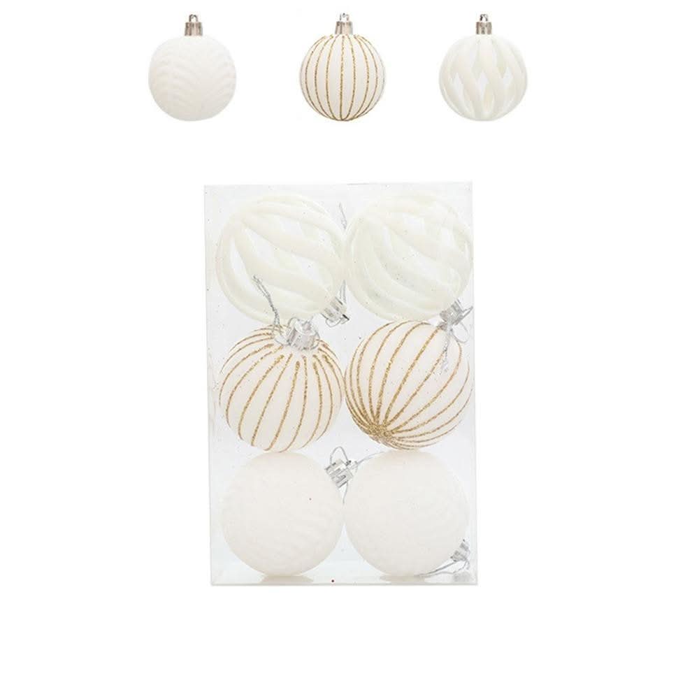 Kit 6 Bolas De Natal 6cm  De…