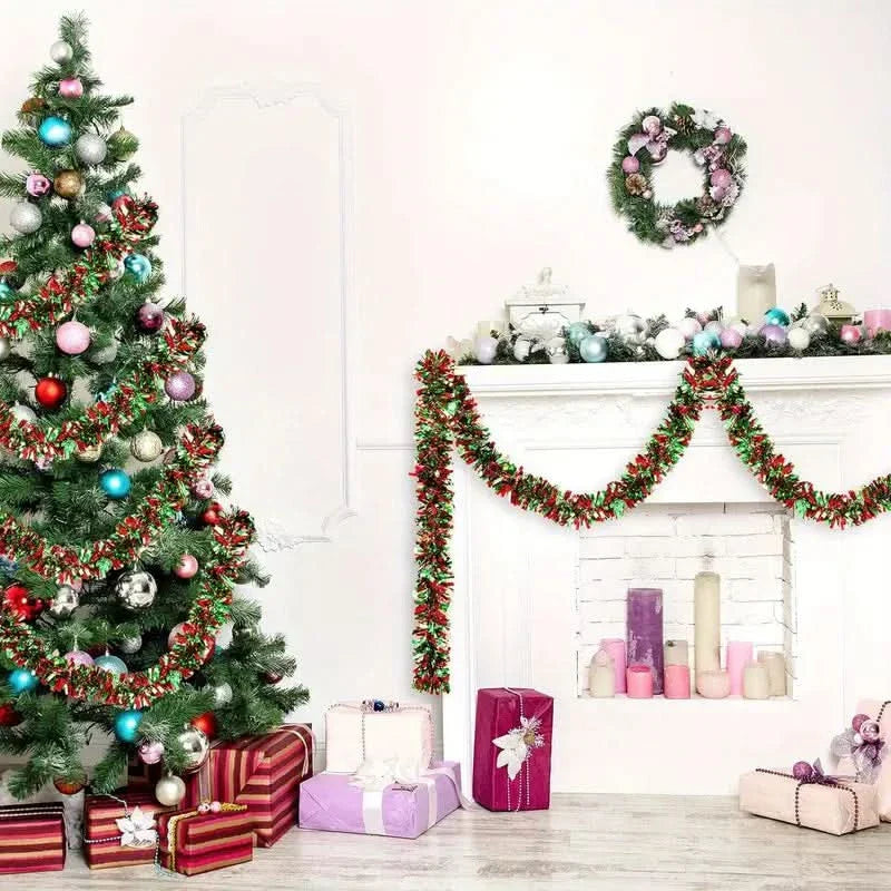 Festão Natalino Fake Verde com…