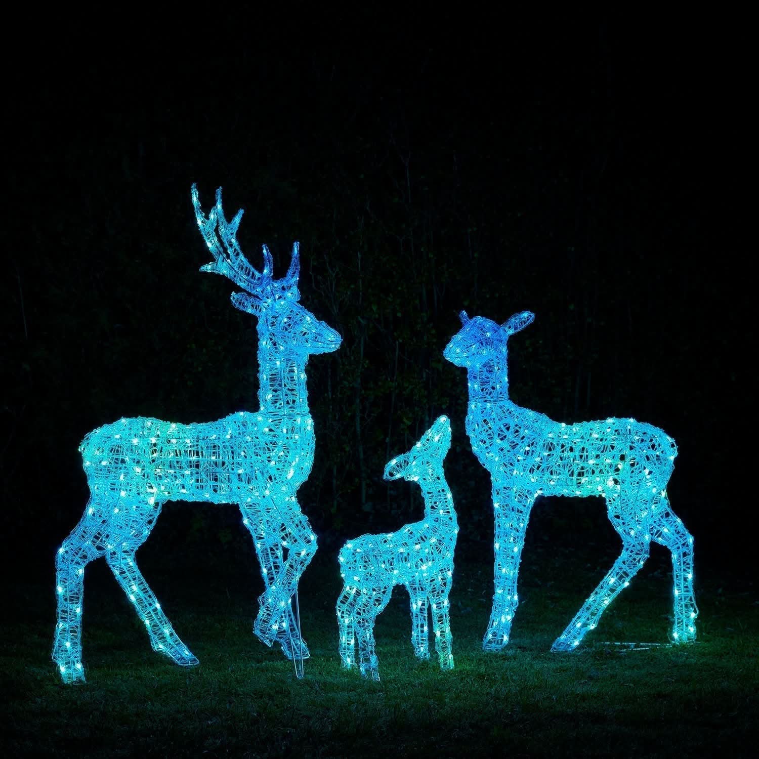 Conjunto de Renas Iluminadas…