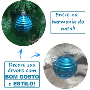 Kit 20 Bolas De Natal Azul…