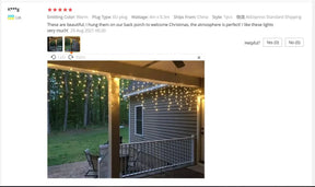 Cortina de Luzes LED Natalinas…