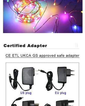 Luzes de Fadas Natalinas à…