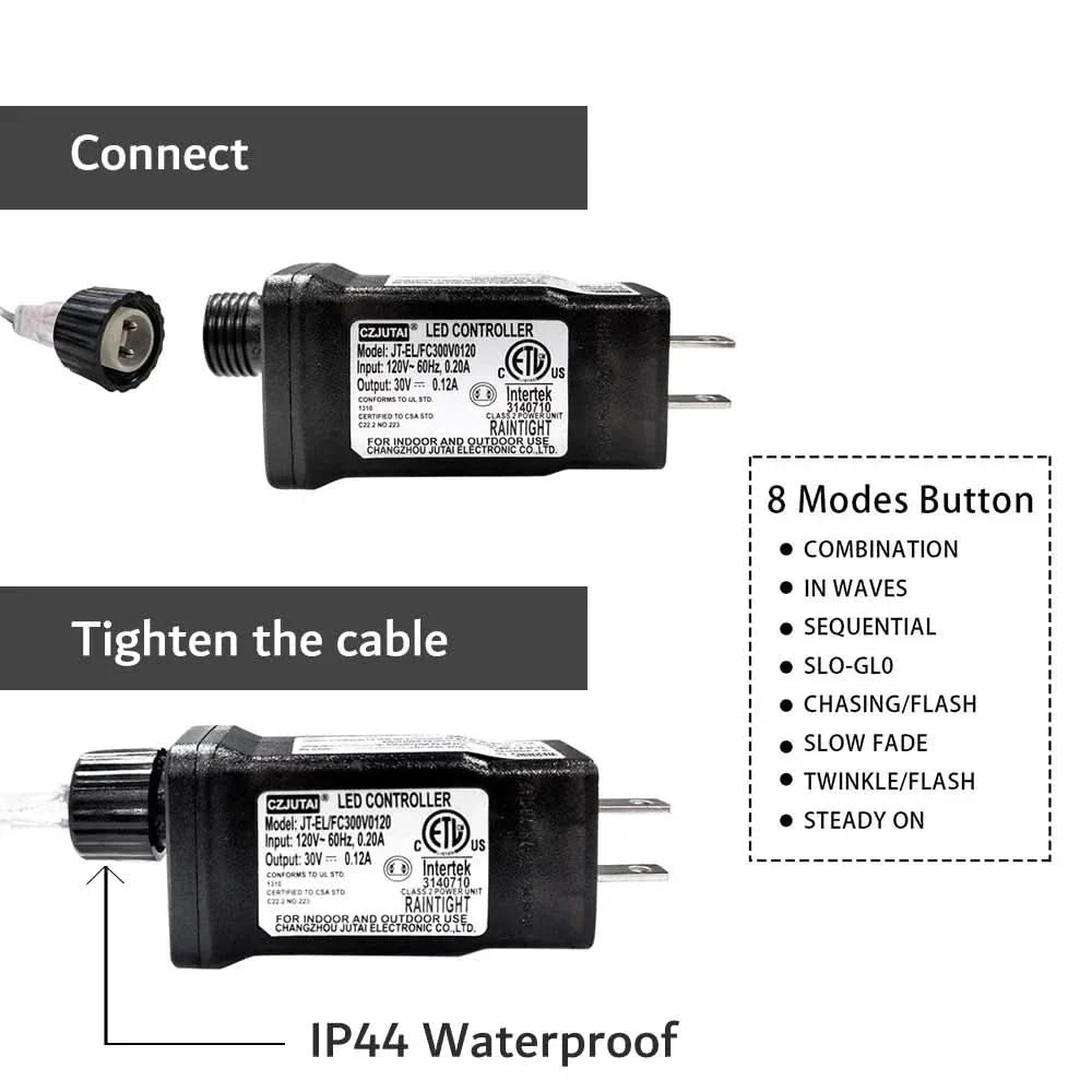 Luzes de Fadas Natalinas IP65…