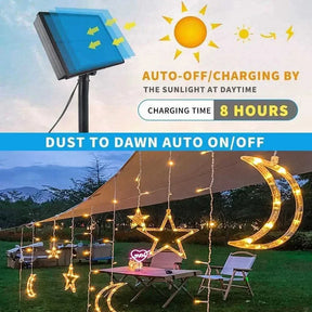 Luzes de Fada Estrela e Lua…