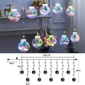 Cortina de Luzes em LED Globos…