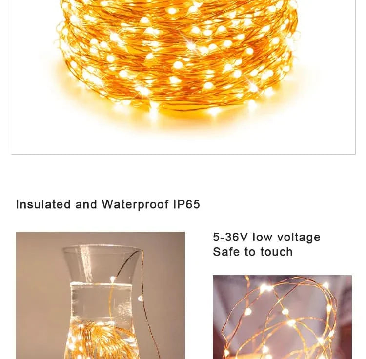 Luzes de Fadas Natalinas à…