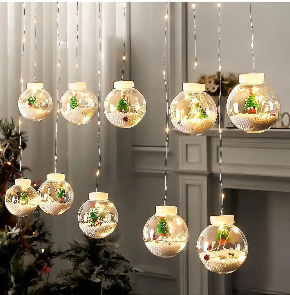 Cortina de Luzes em LED Globos…