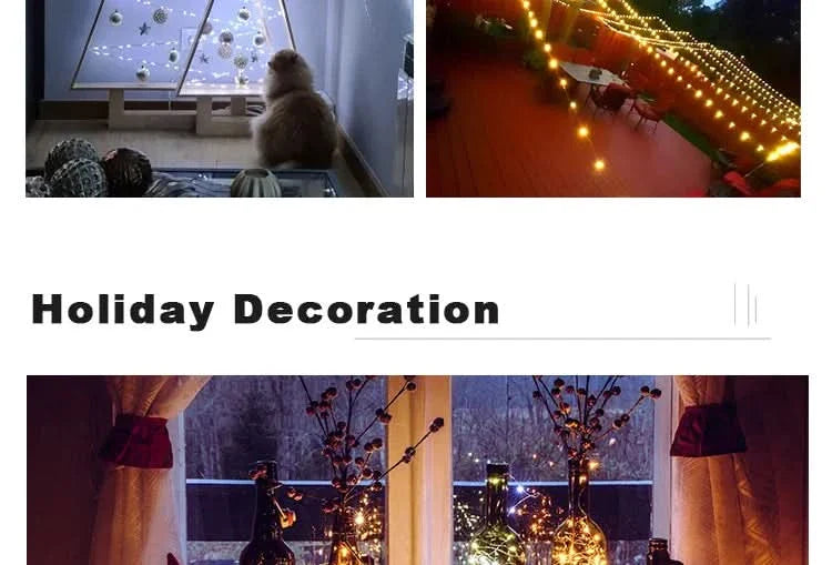 Luzes de Fadas Natalinas à…