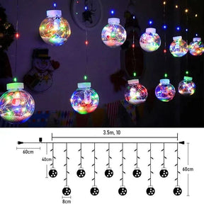 Cortina de Luzes em LED Globos…