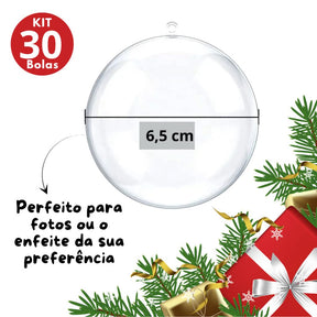 30 Bolas De Natal Esfera…