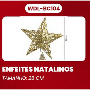 Estrela Decorações Da Árvore…