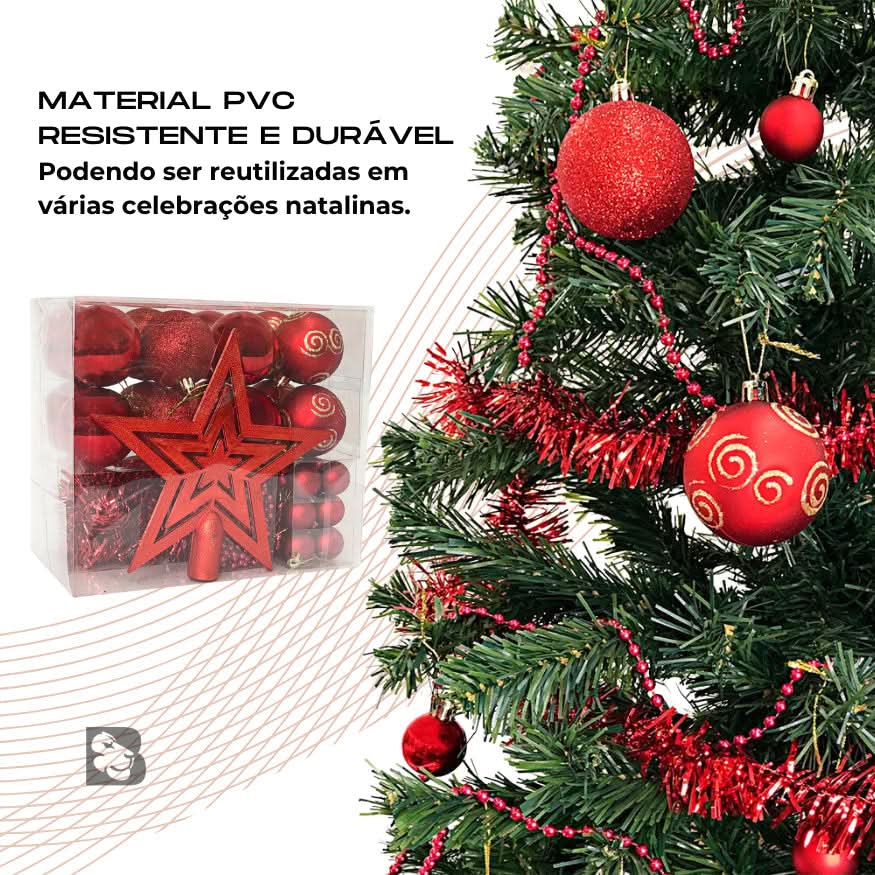 Kit 44 Enfeites Para Árvore de…