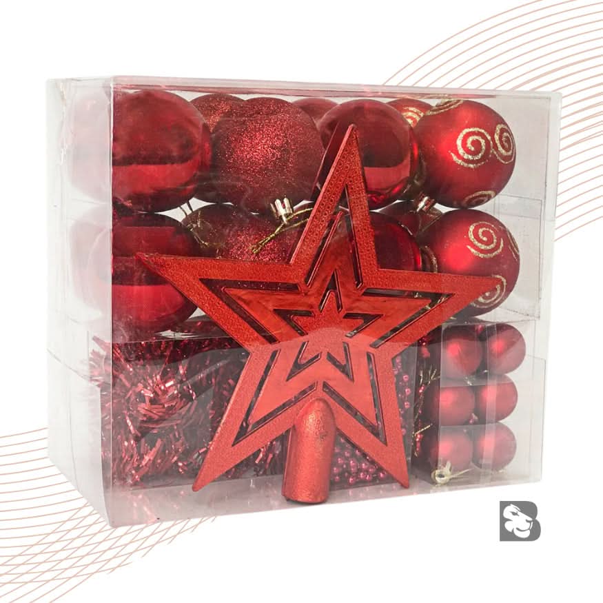 Kit 44 Enfeites Para Árvore de…