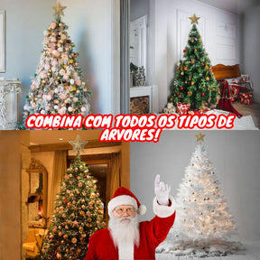 Estrela 24cm Brilhante Aramada…