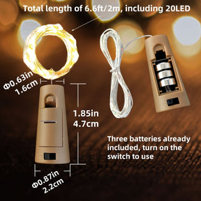 Luzes de garrafa de LED…