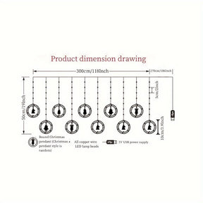 Luz de Natal LED Colorida do…