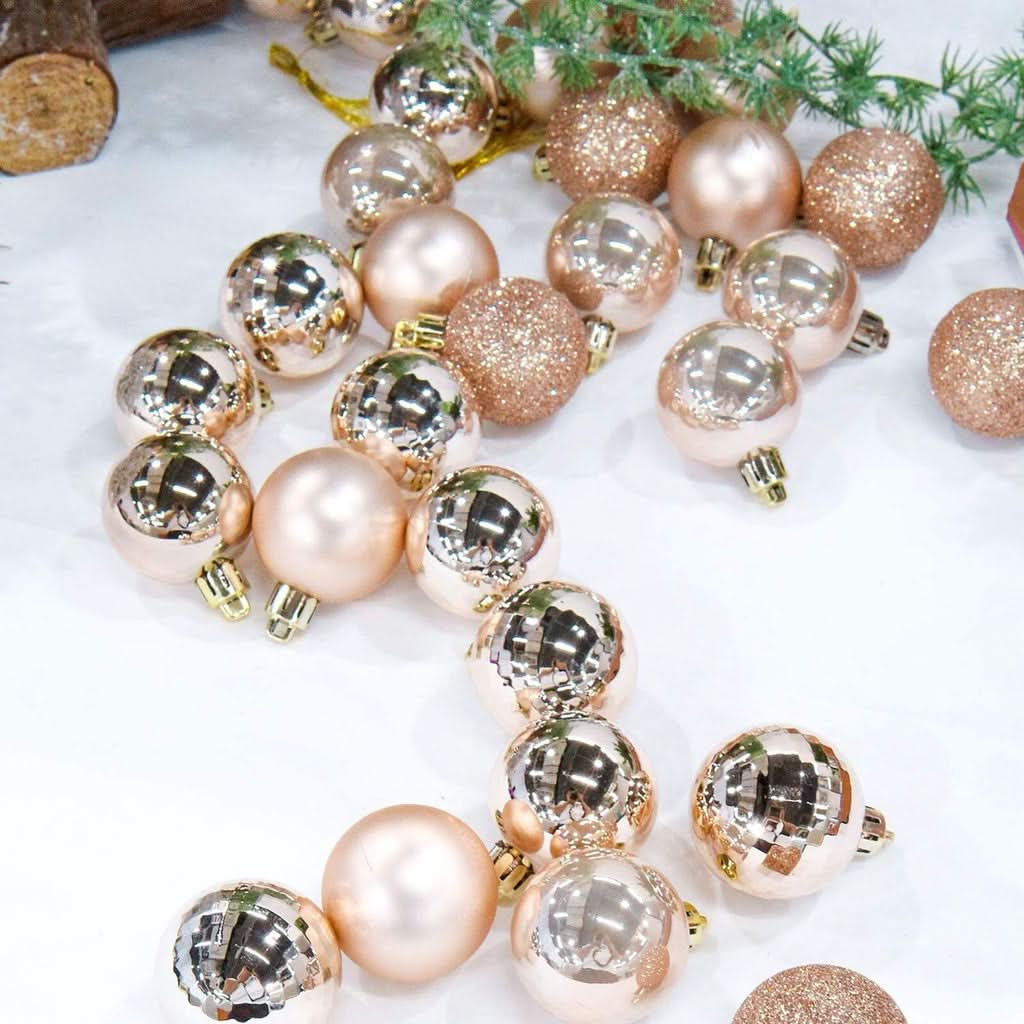 48 Bola Árvore Natal Champanhe…