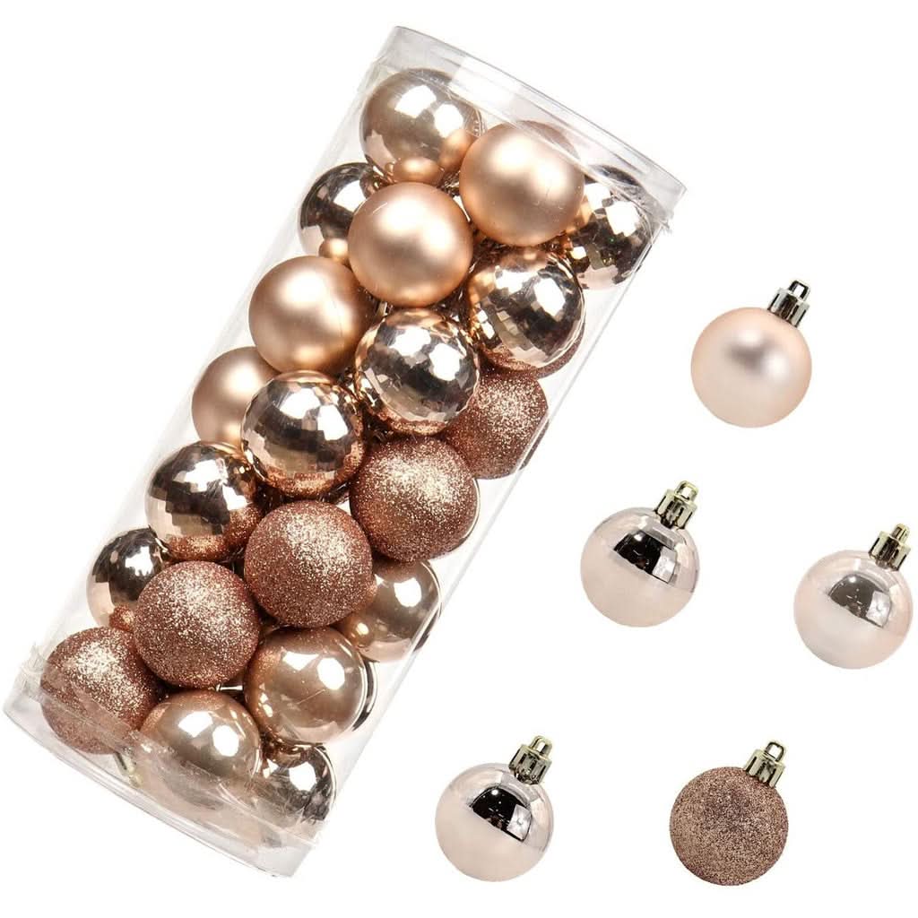 48 Bola Árvore Natal Champanhe…