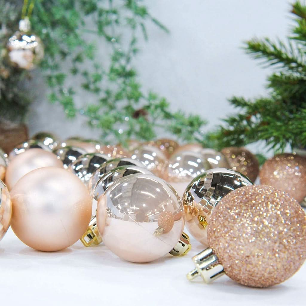 48 Bola Árvore Natal Champanhe…