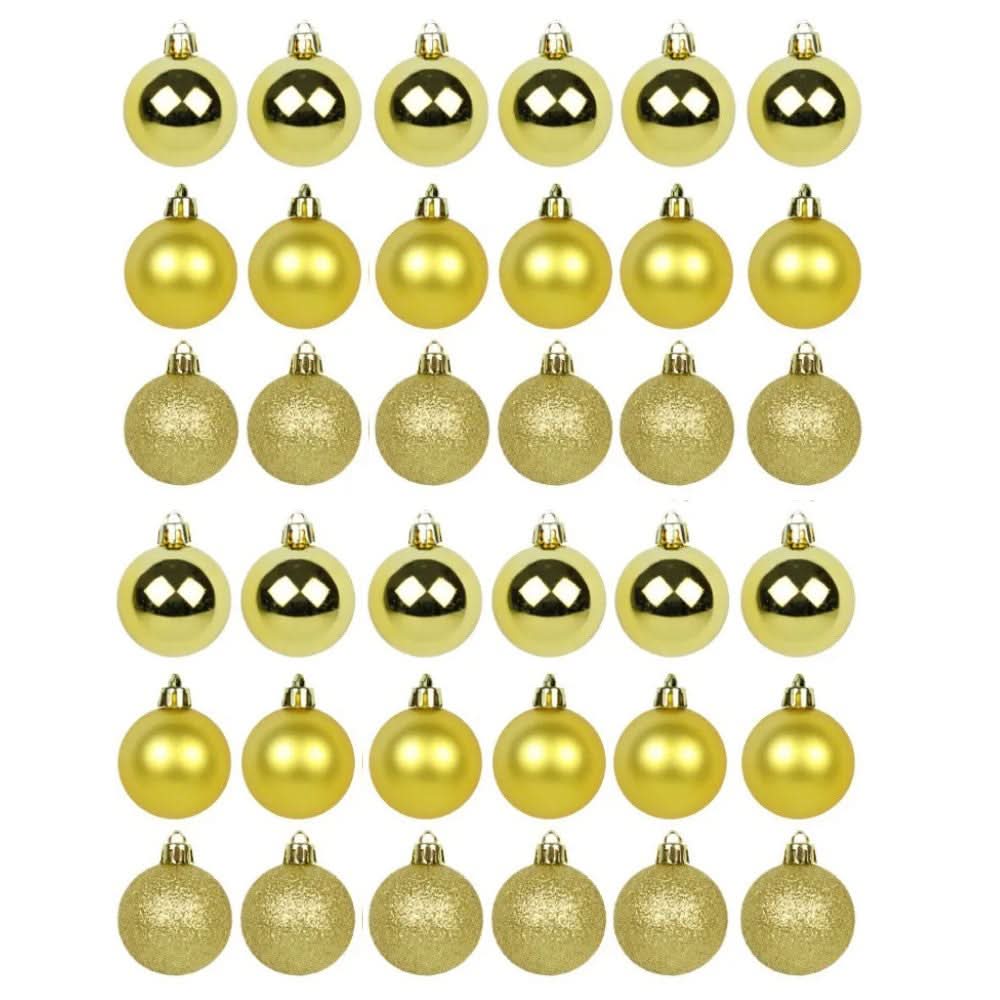 Kit 30 Bolas De Natal Mista…