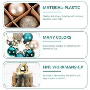 64 Peças Decoração De Natal…